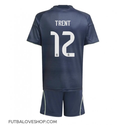 Dres Real Madrid Alexander-Arnold #12 Preč pre deti 2025-26 Krátky Rukáv (+ trenírky)